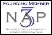 Logo Recognizing Miller Law Office, PLLC's affiliation with the National Alliance of Attorneys for Alzheimer's Planning